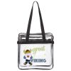 Clear Tote with Zippered Top Thumbnail