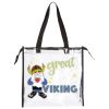 Clear Tote with Gusseted And Zippered Top Thumbnail